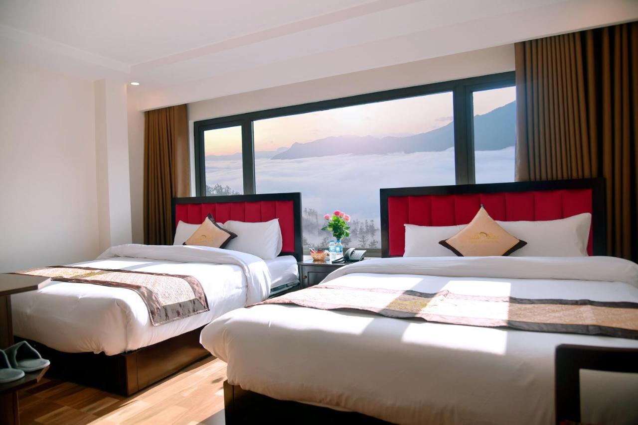 Hung Vuong hotel Sapa Exterior foto