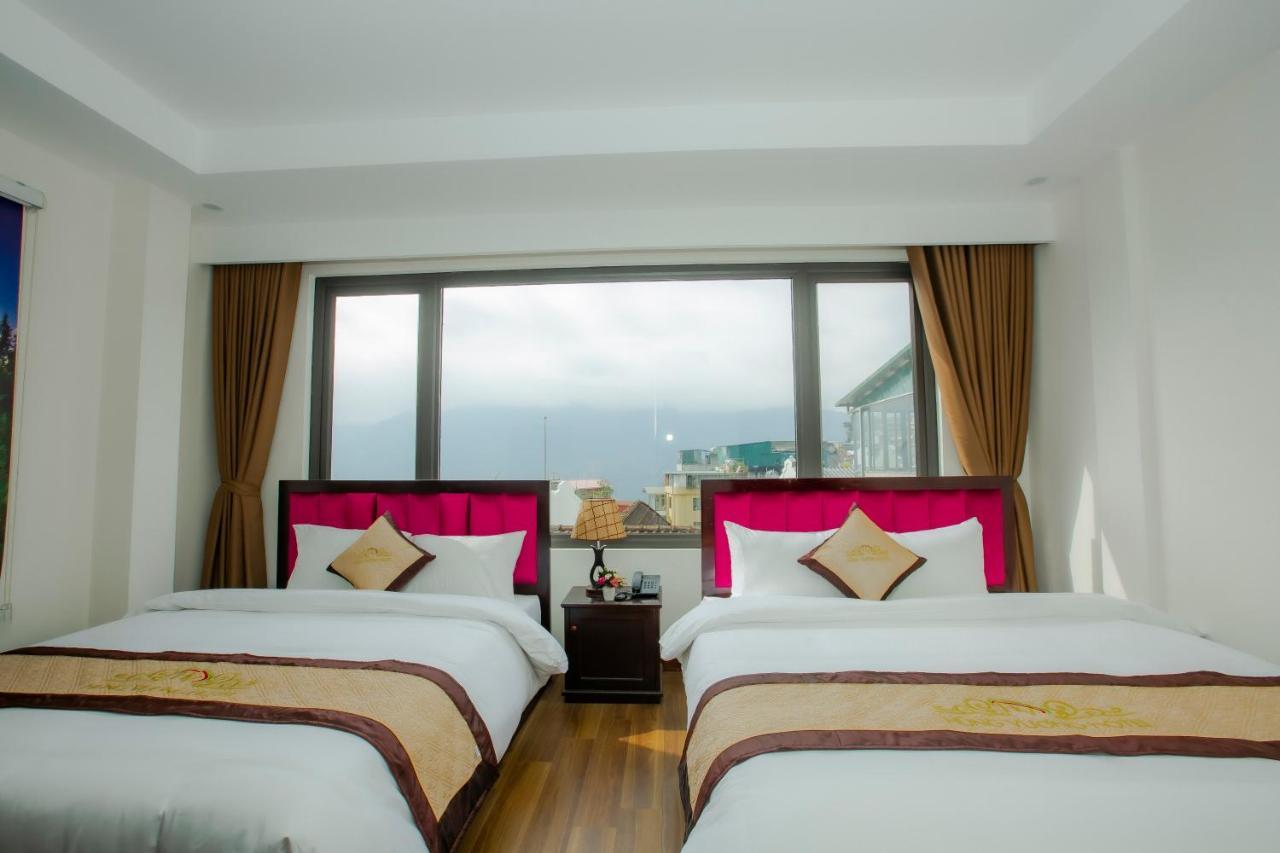 Hung Vuong hotel Sapa Exterior foto