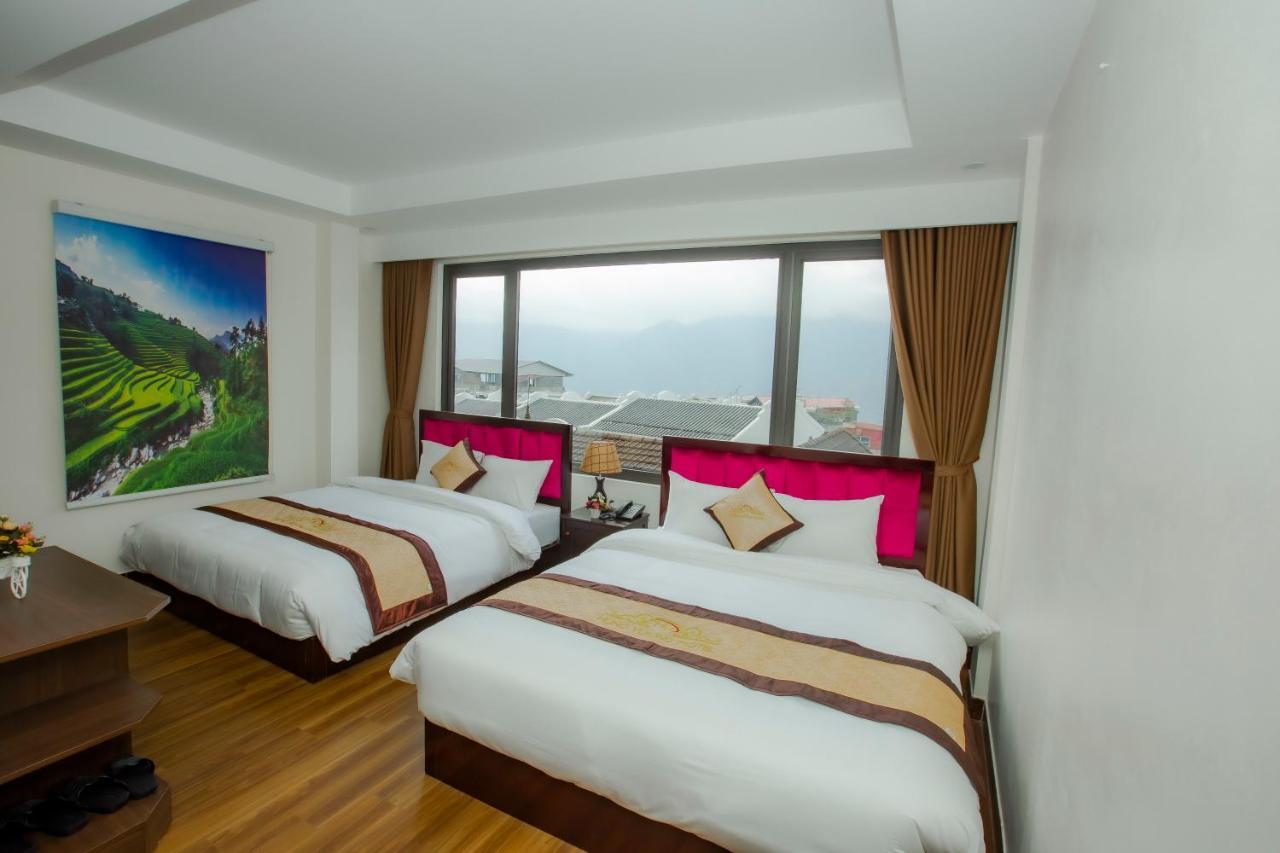 Hung Vuong hotel Sapa Exterior foto
